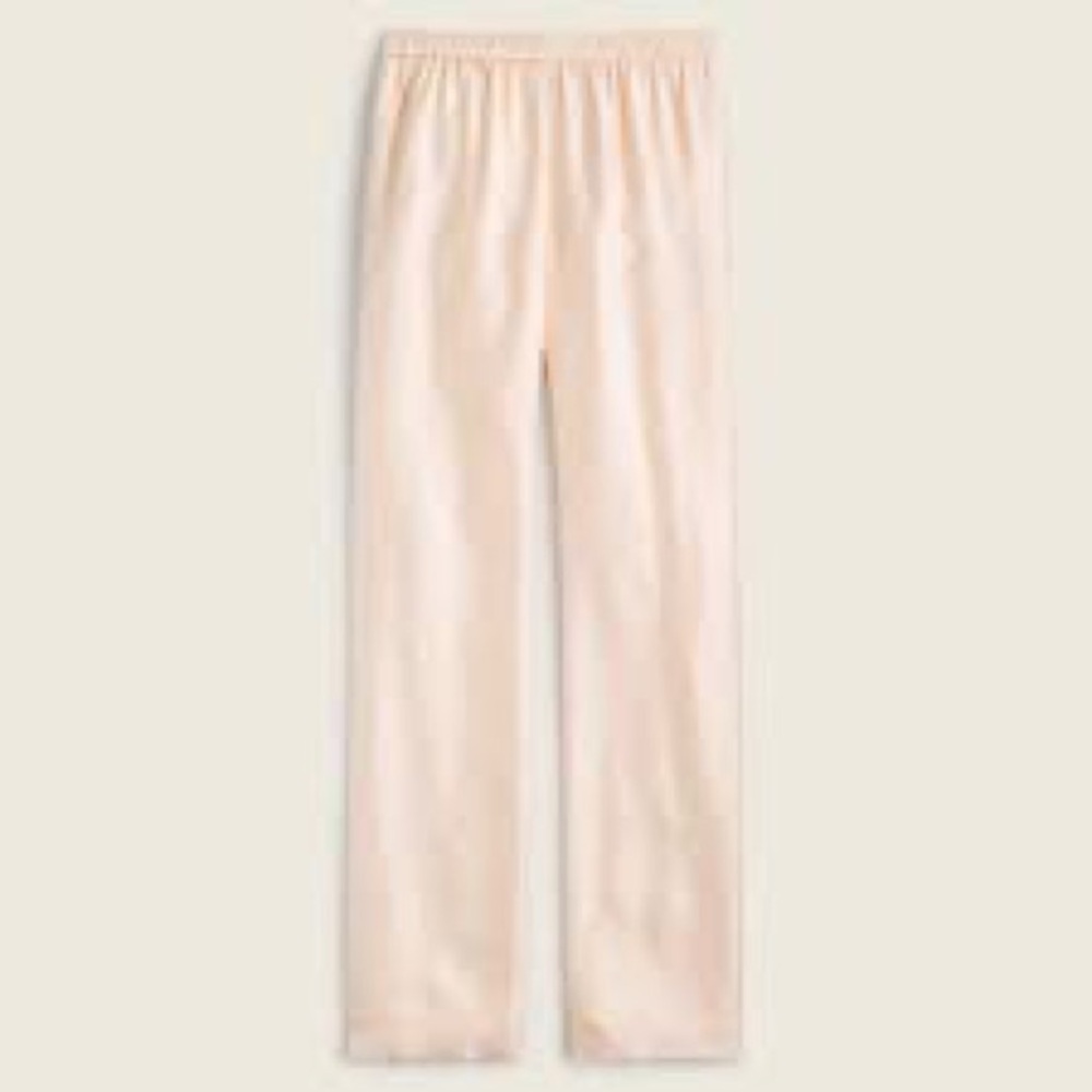 I. Crew Collection pull-on silk twill pant